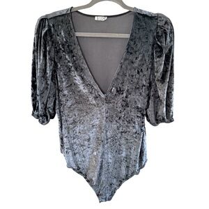 Free People Don't You Wish intimately Velvet Bodysuit